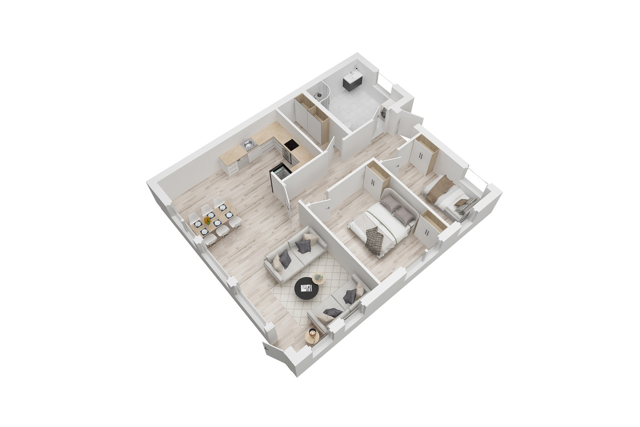 3D-visning leilighet 312