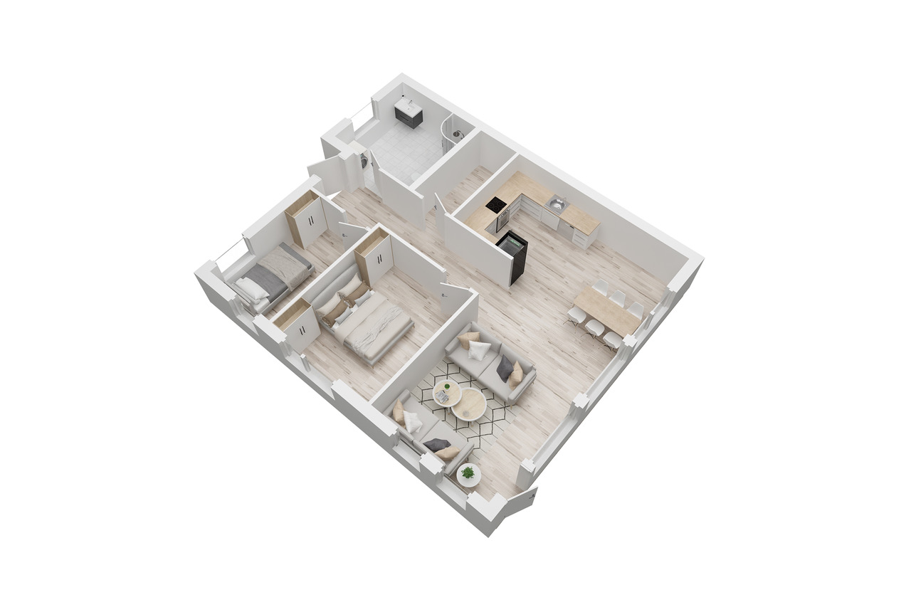 3D-visning leilighet 211